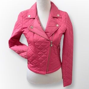 BETESY  JOHNSON/ Hot Pink Moto Jacket 💕👚